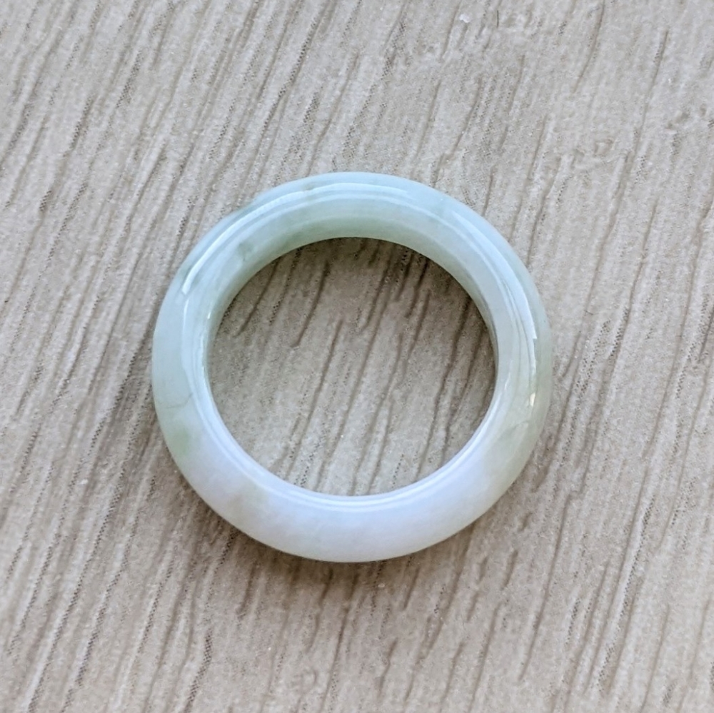 Natural Jade Ring - Size 5.5, 6.5, 7, 7.5, 8, 9